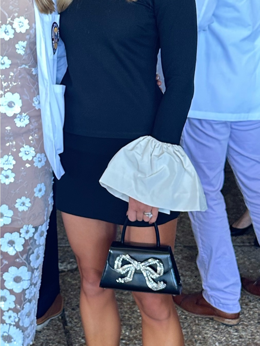 Reformation Black Mini Skirt